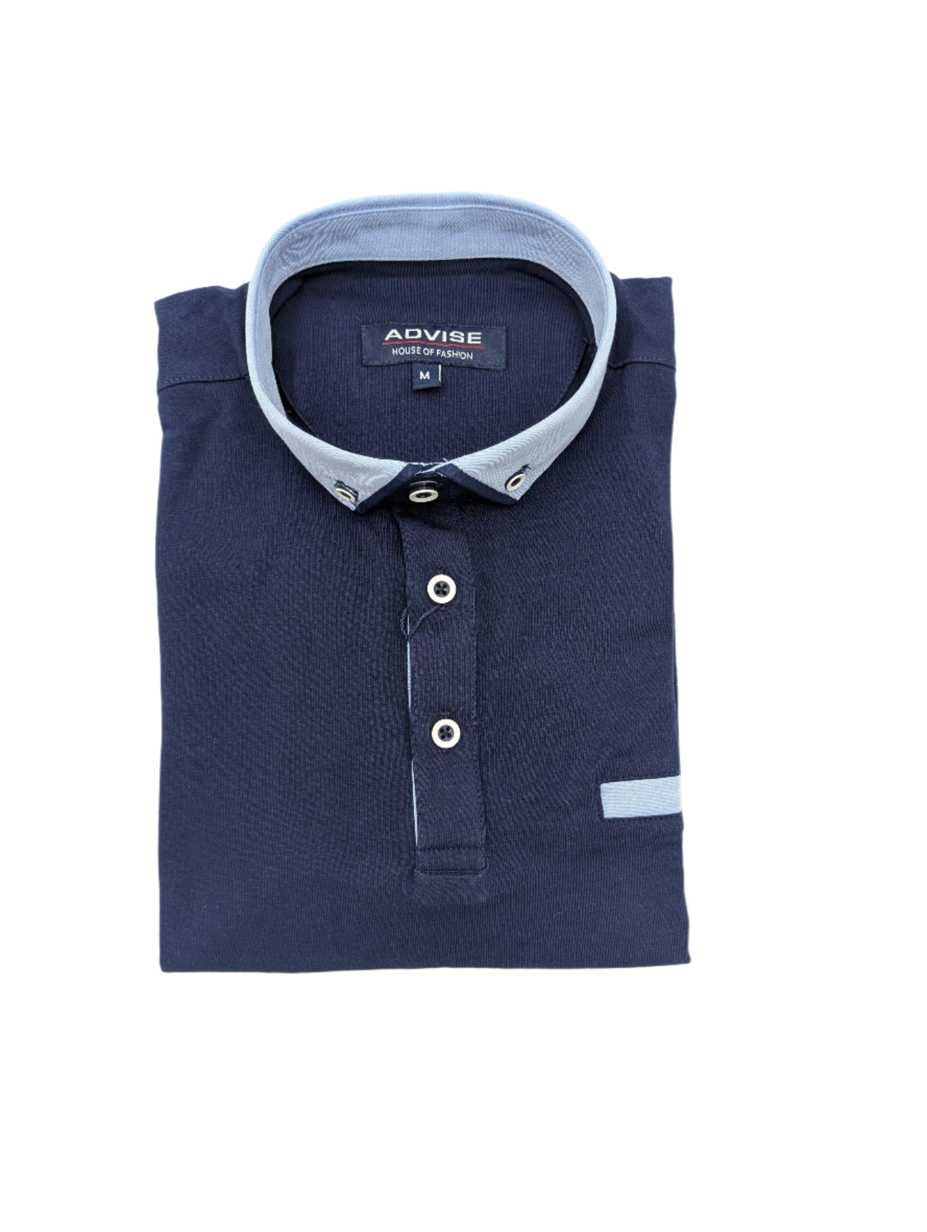 Advise Navy Polo Shirt-Front view