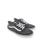 Vans Youths Brooklyn Black/White Boys Trainers Black/White front view