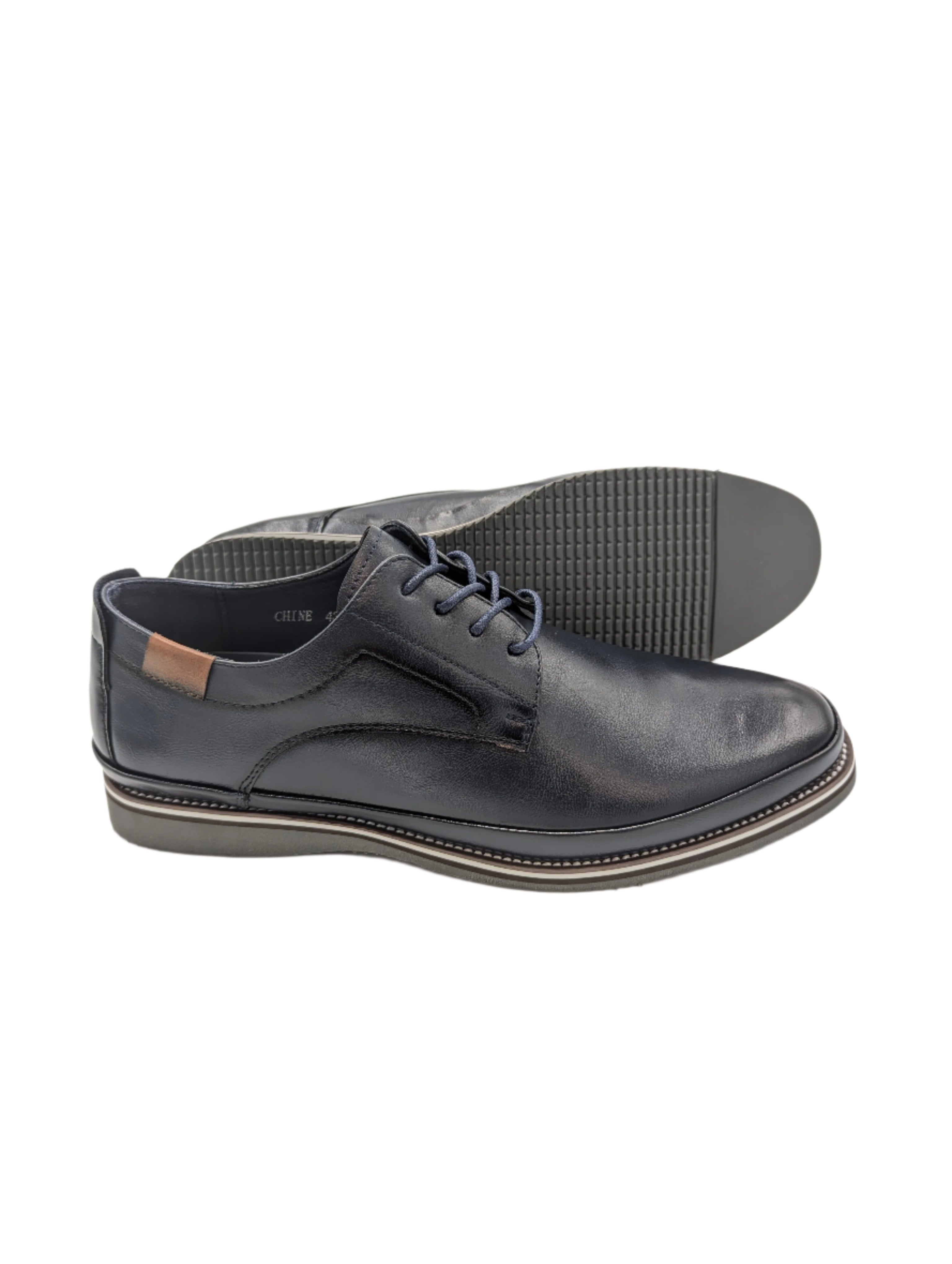 6TH SENSE Chine Navy Shoe Navy model front view