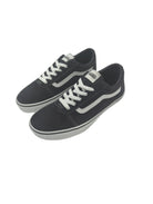 Vans Youths Boys Ward Suede Dark Grey Sneaker Dark Grey front view