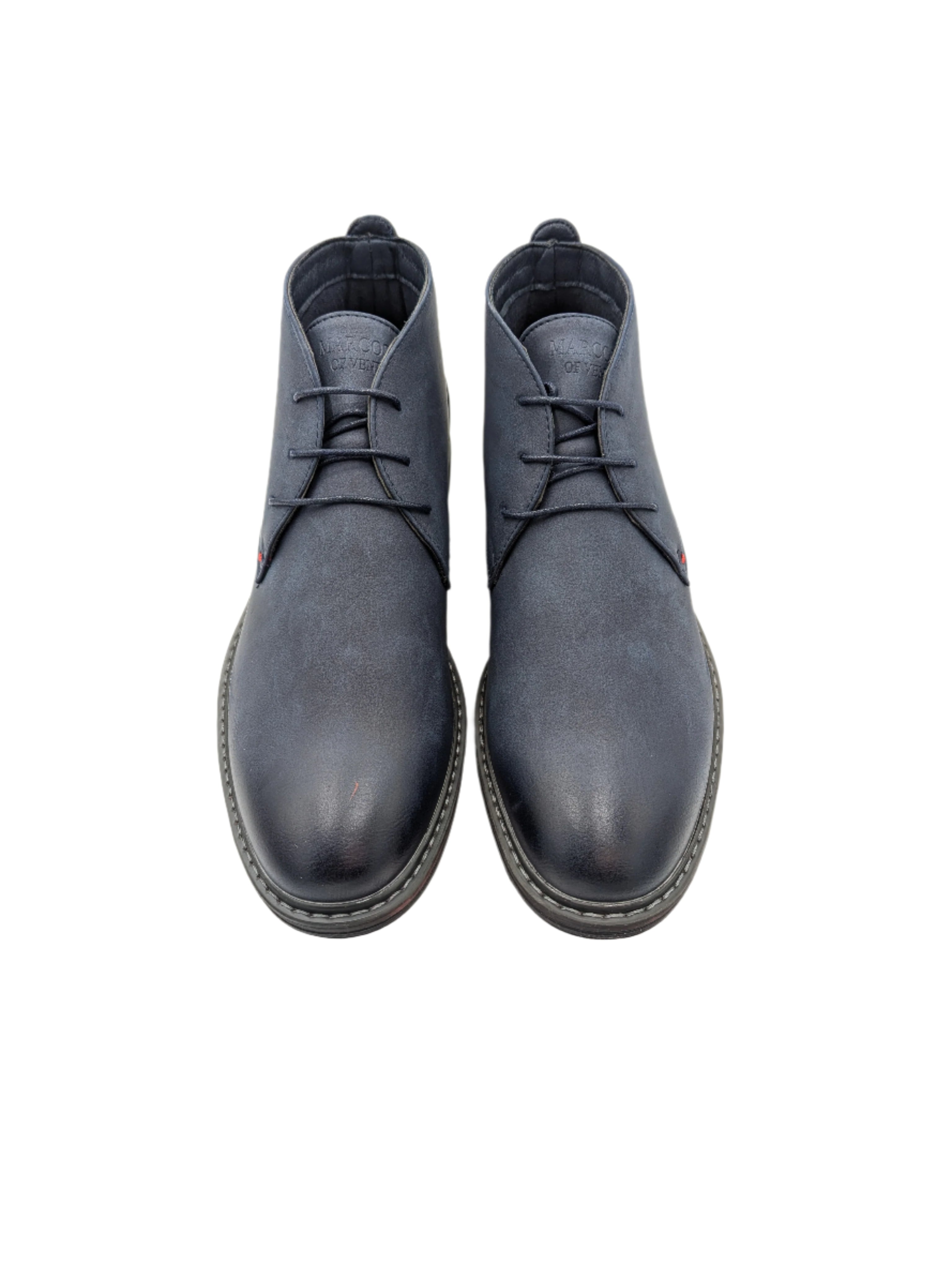 Marcozzi Metz Cobalt Chukka Boot Cobalt back view