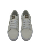 Vans Womens Womens Off White/Green Seldon Sneaker OFF WHITE model front view