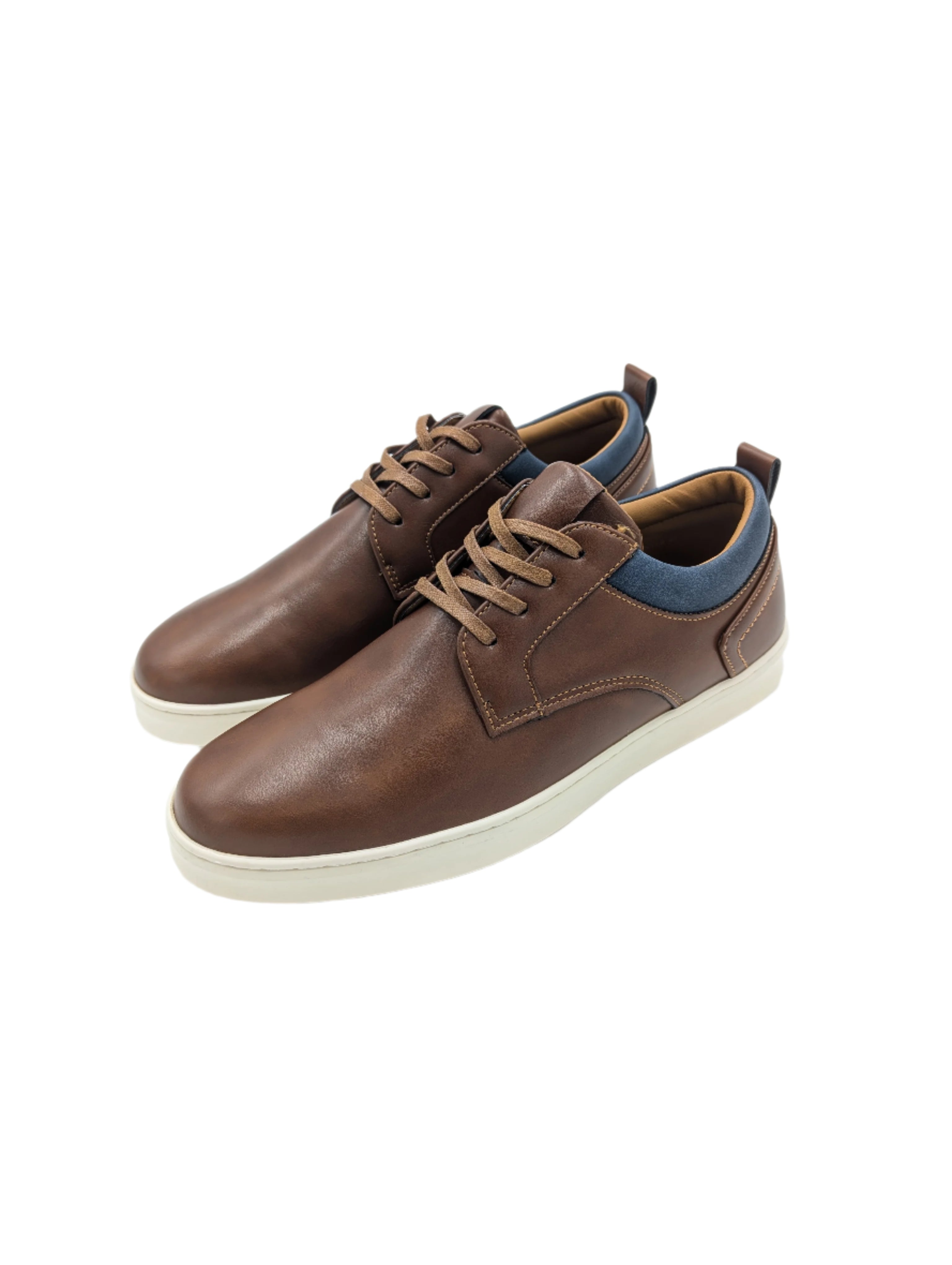 Denver Lace Up Brown Shoe-Side view