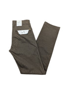6TH SENSE Kansas Beige Print Chinos BEIGE front view