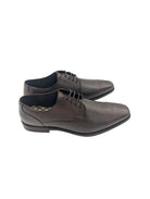 Thomas Crick Falcon Brown Leather Shoe BROWN model front view