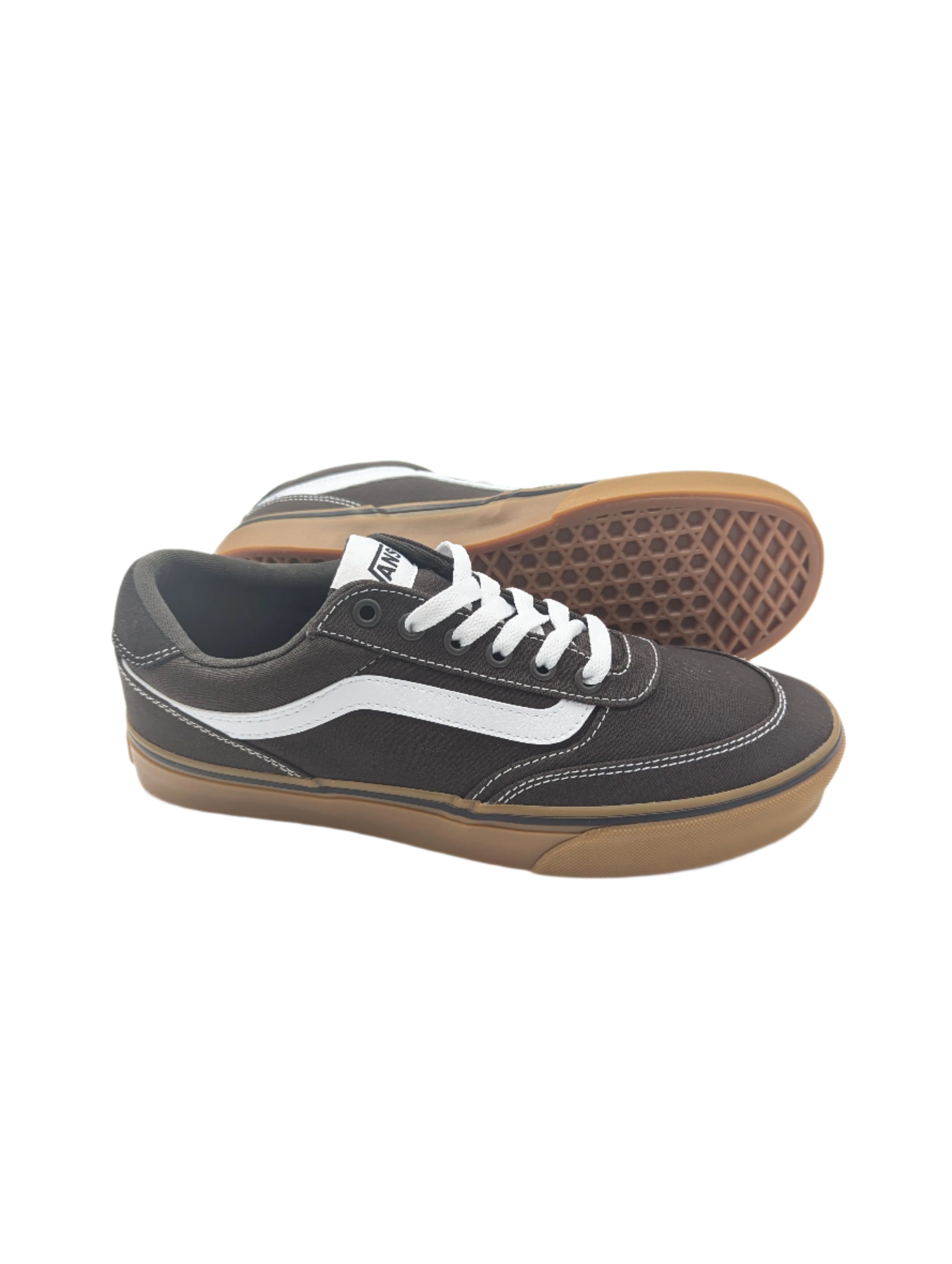 VANS Brooklyn Turkish Coffee Trainer Turkish Coffee model front view