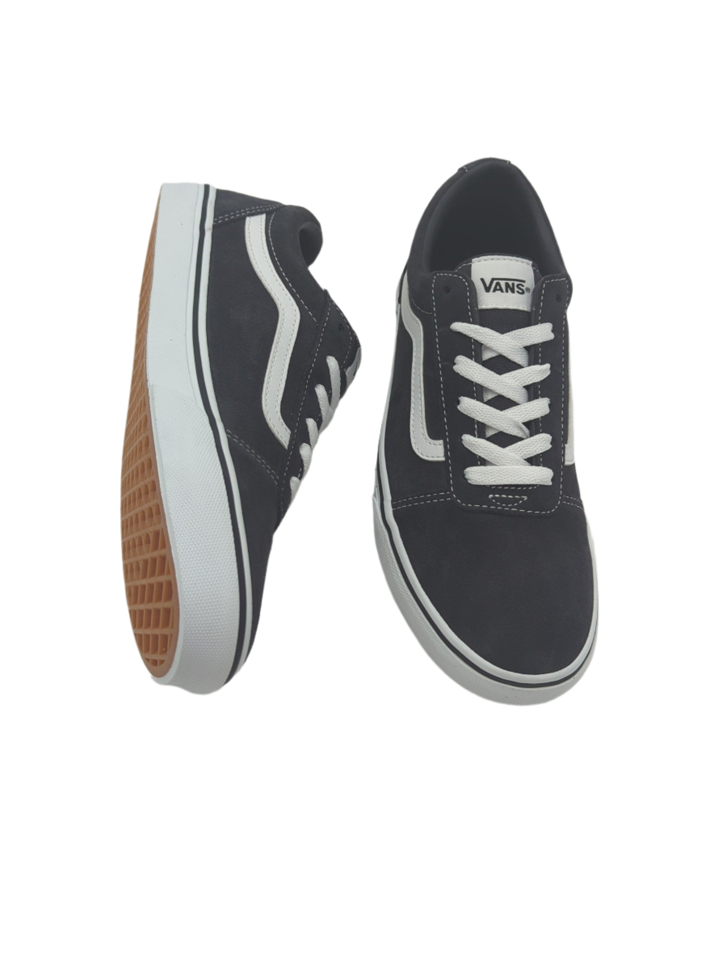 Boys Ward Suede  Dark Grey Sneaker-Sole view