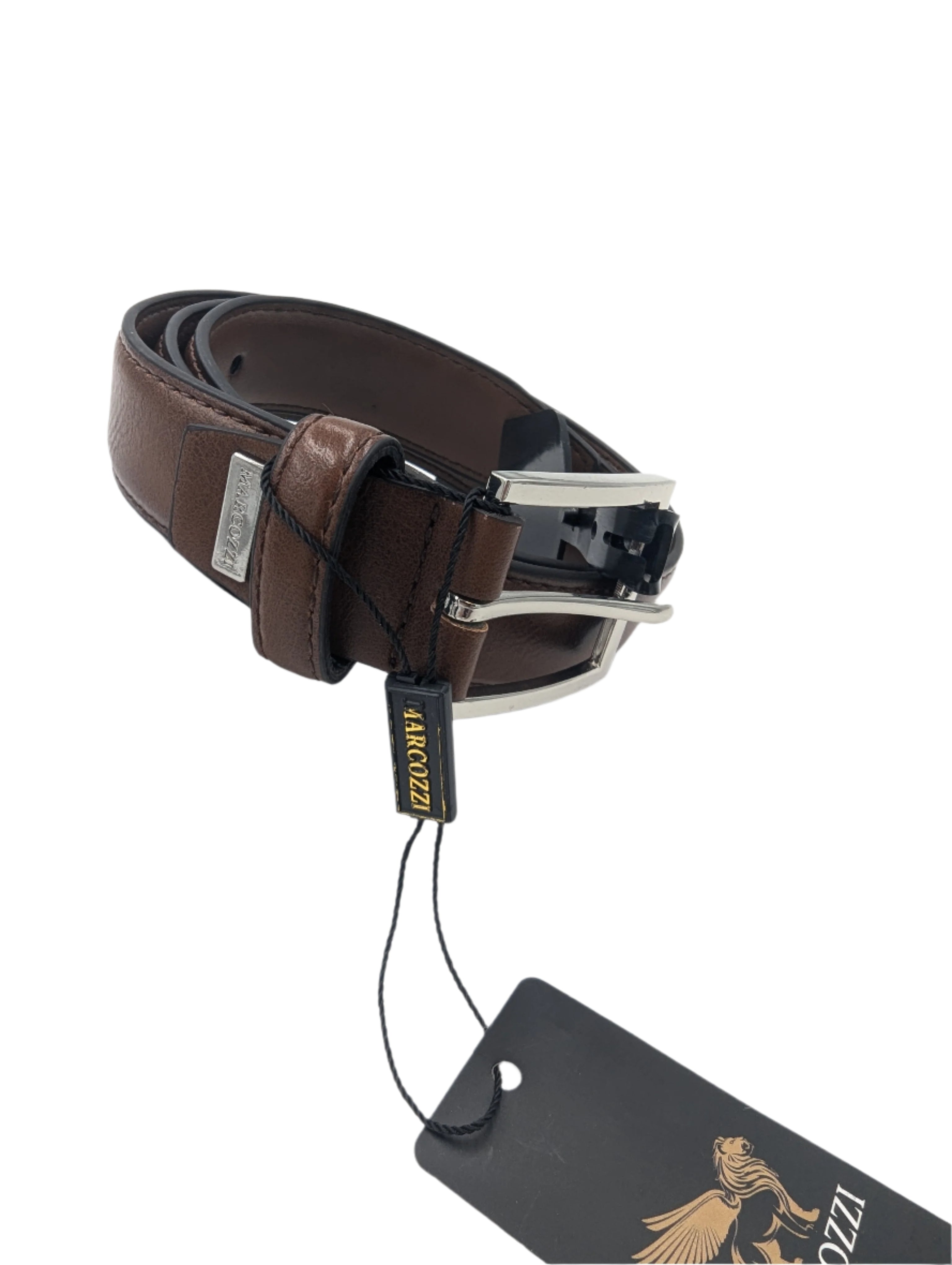 Marcozzi Boyswear Gozo Kid Boy Cognac Belt COGNAC model front view
