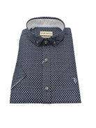 tom penn Tom Penn Navy Short Sleeve Shirt Navy front view