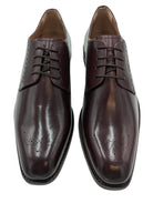 BENETTI Thomas Burgundy Leather Brogue Toe Shoe Burgundy model front view