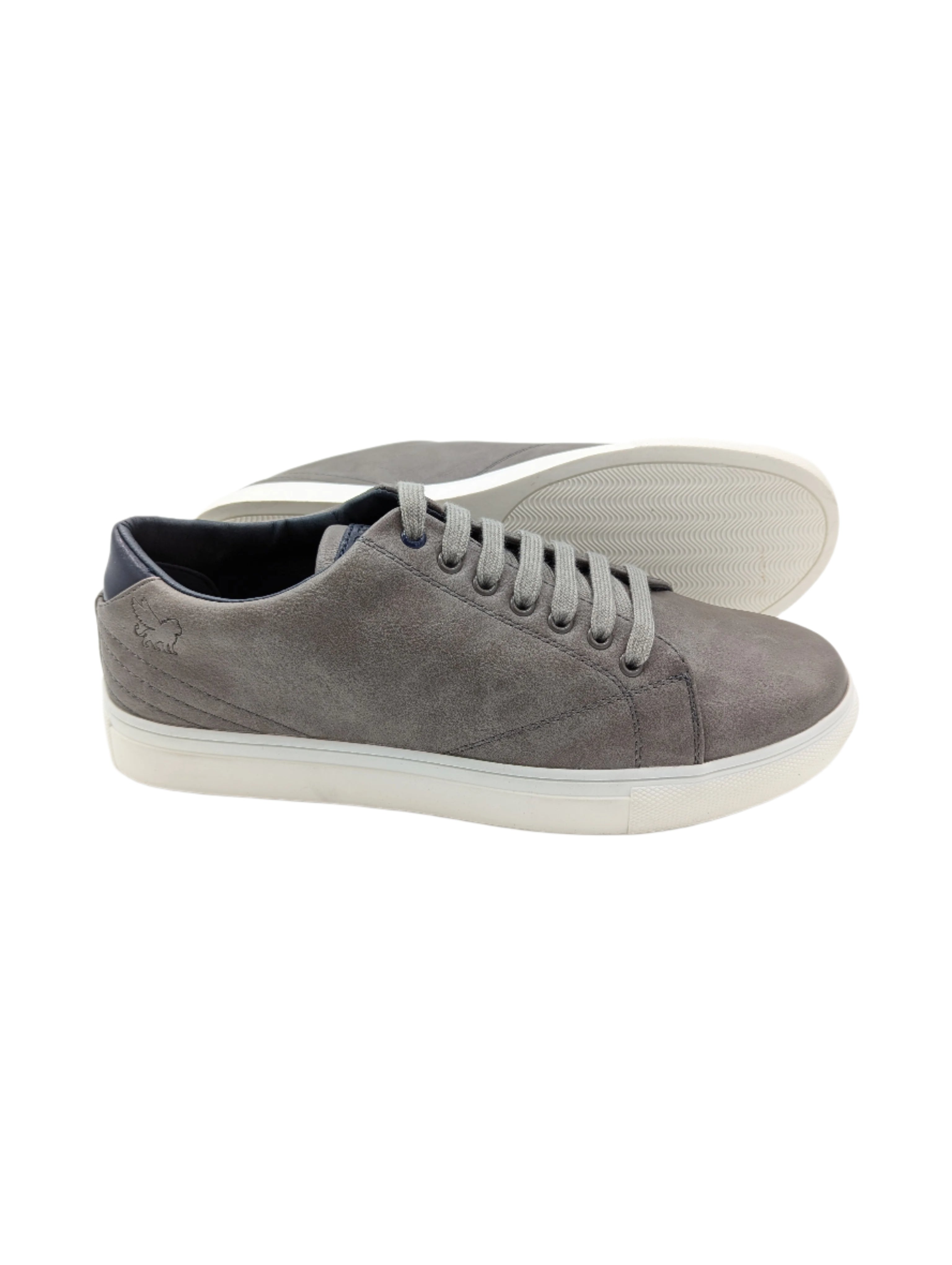 Basel Slate Grey Trainer-Sole view