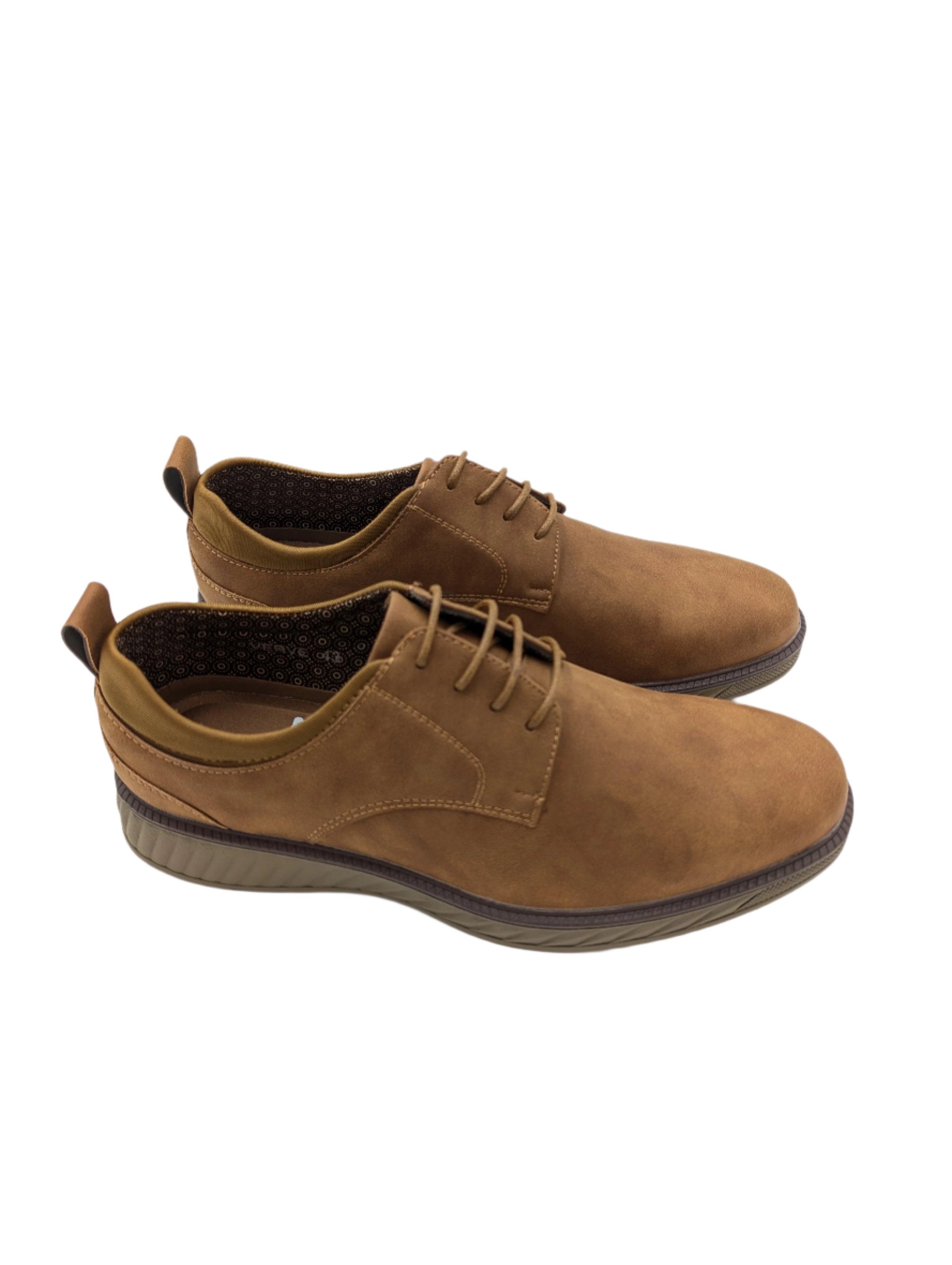 Verve Mens Lace Camel Shoe-Side view