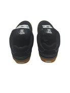 VANS Caldrone Black Suede Mesh Sneaker BLACK back view