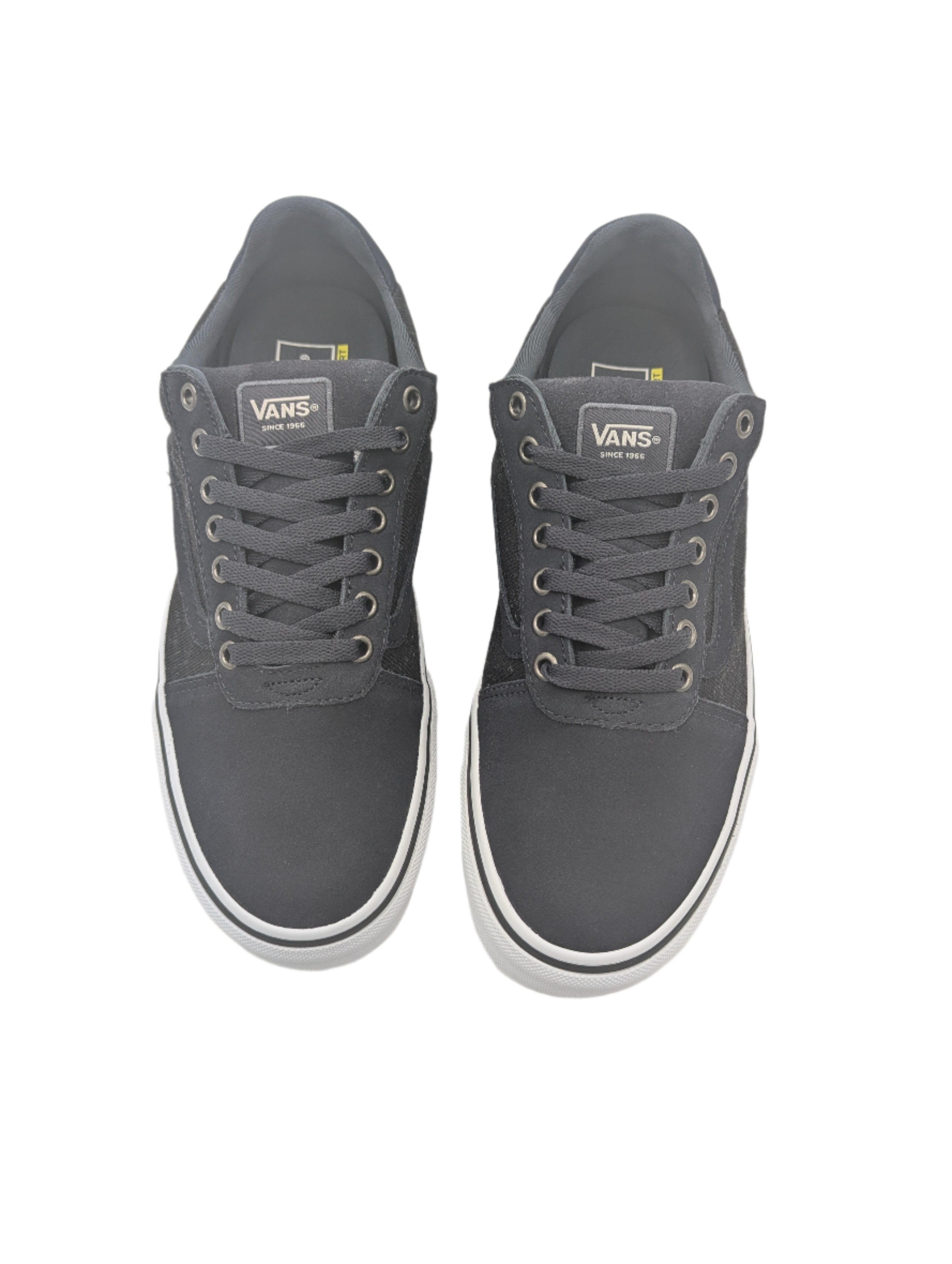 VANS Ward Deluxe Grey Knit Sneaker Grey detail view
