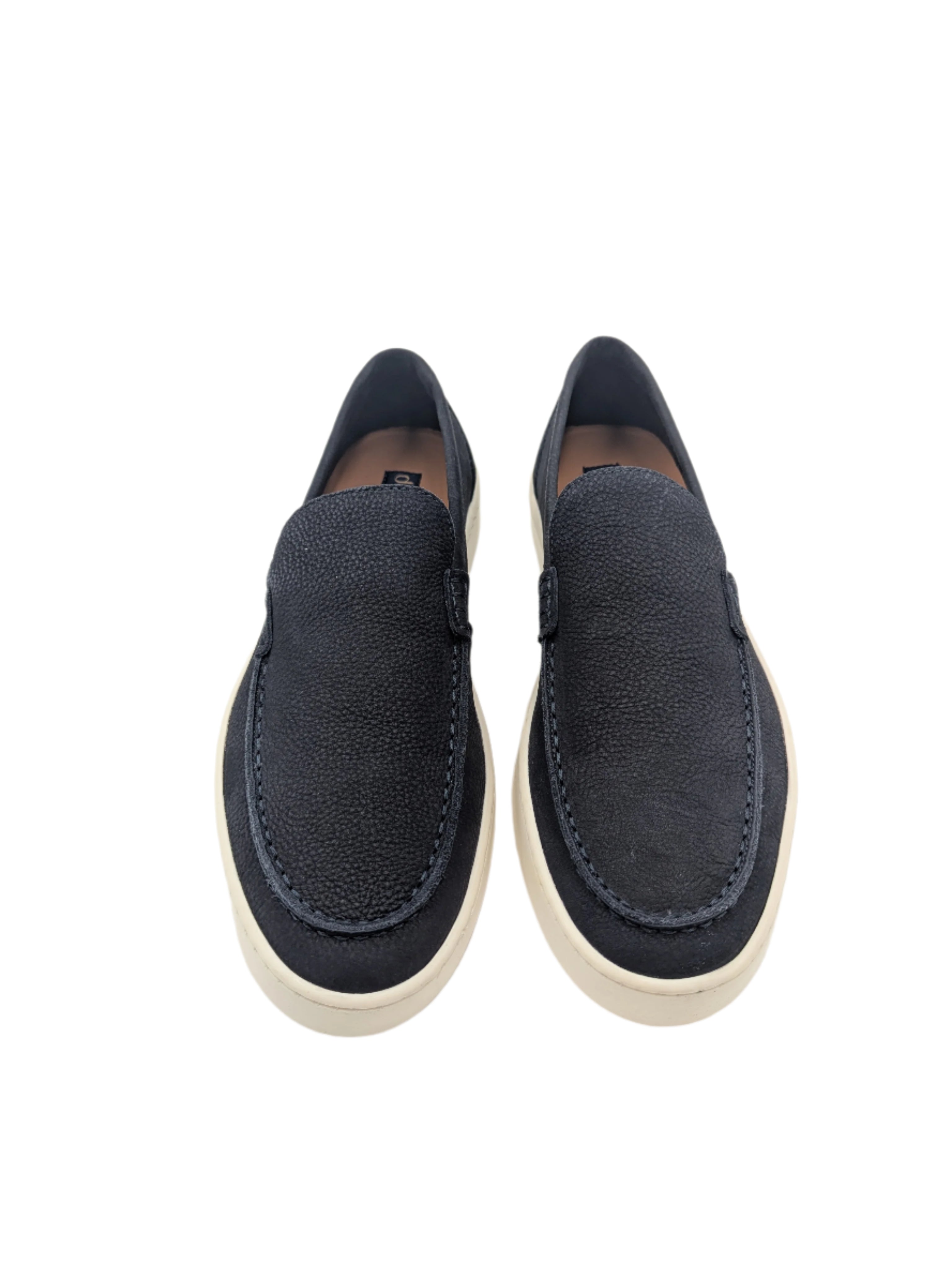 Dubarry Sand Slip On Navy Shoe Navy back view