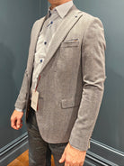 BENETTI Enzo Navy Blazer Jacket Navy side view