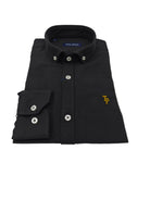 tom penn Tom Penn Long Sleeve Black Shirt Black front view