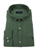 tom penn Tom Penn Green 1 Oxford Shirt Green front view