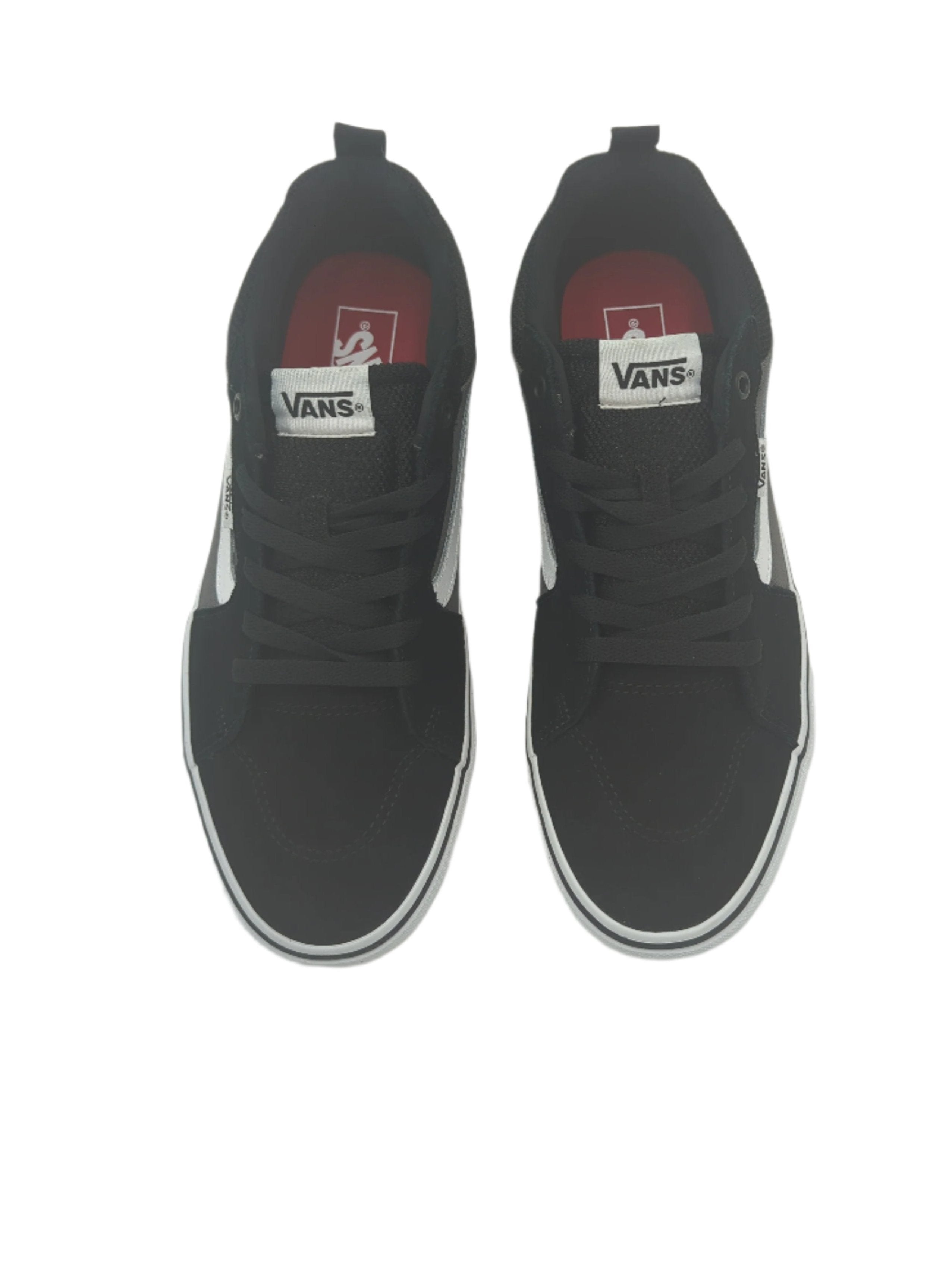 VANS Filmore Black/Pewter Trainer Black/Pewter model front view