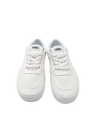 Vans Womens Brooklyn White Ladies Trainer White back view