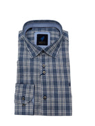 BENETTI Angly Casual L/S Shirt Blue front view