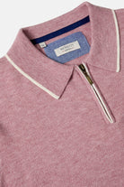 BENETTI Jeremy Rose Polo Shirt ROSE model front view