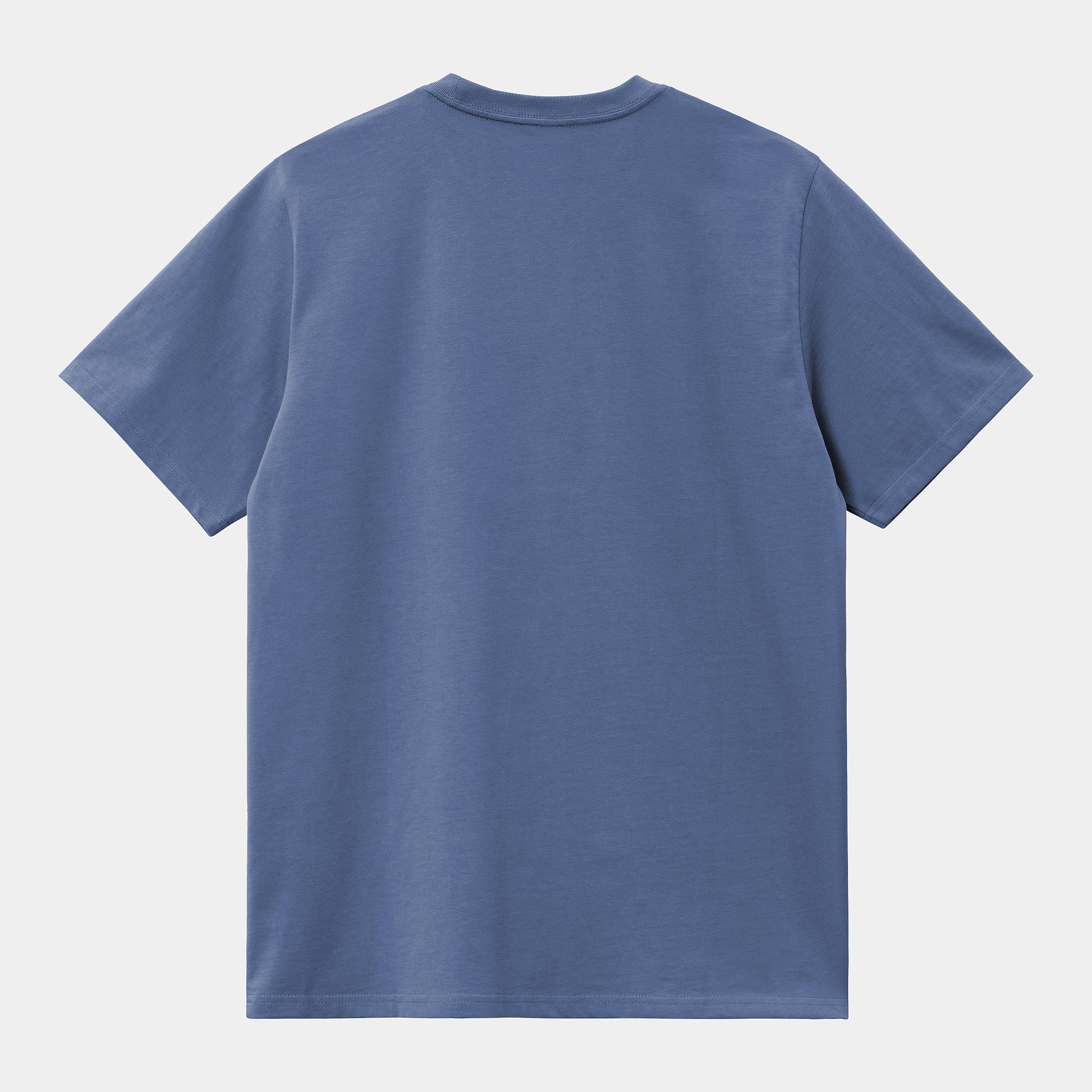 Short Sleeve American Script T-Shirt-Blue Iris