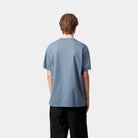Carhartt WIP S/S Chase T-Shirt-Angelite / Gold Angelite / Gold model front view