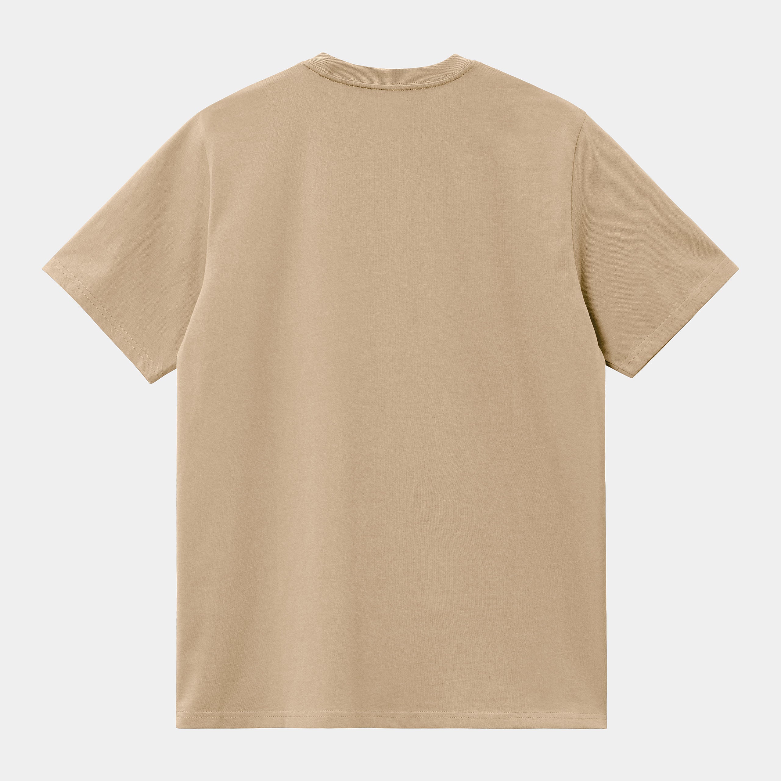 Men's Short Sleeve Chase T-Shirt-Sable / Gold-Back View