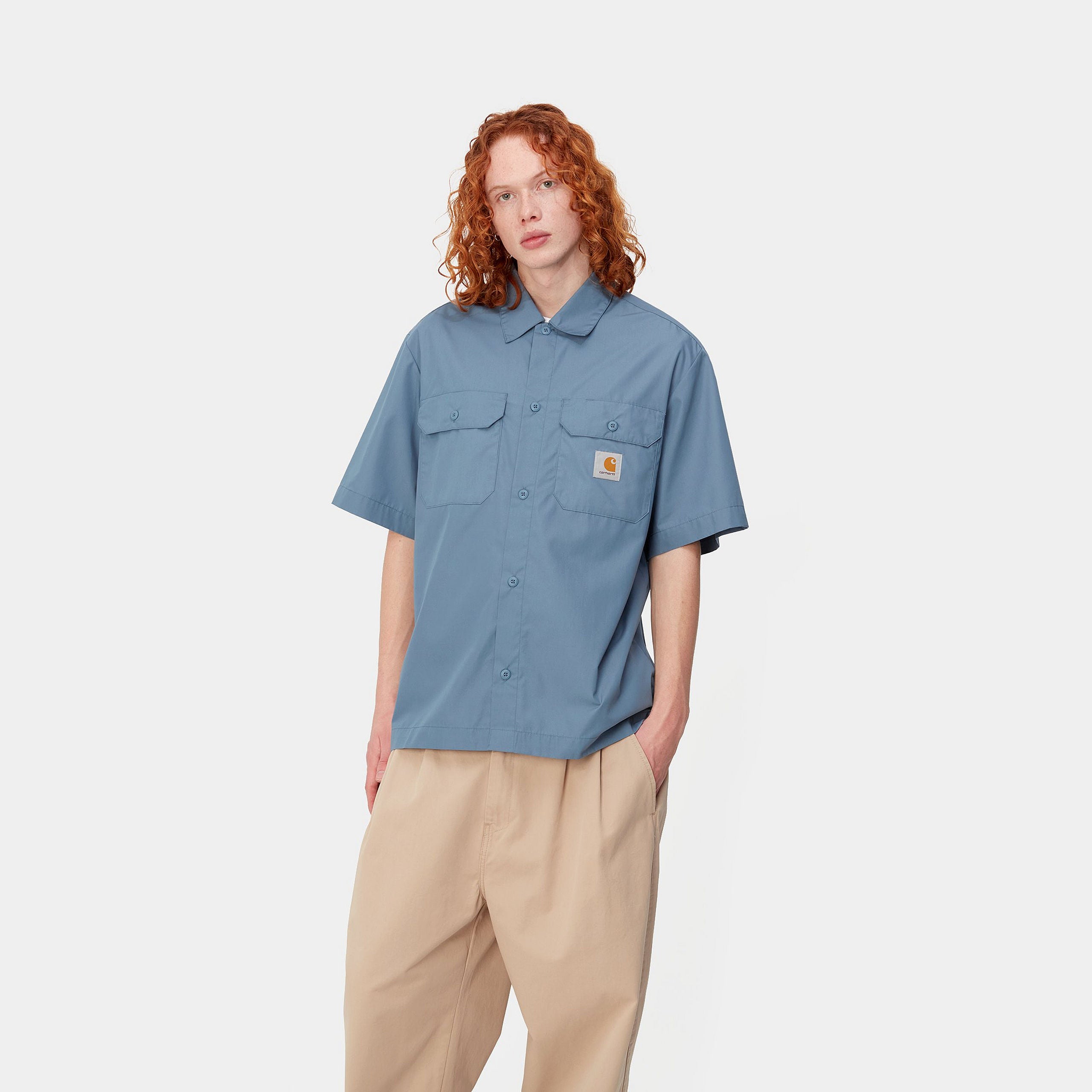 Ladies Short Sleeve Craft Shirt-Sorrent-Model Front View