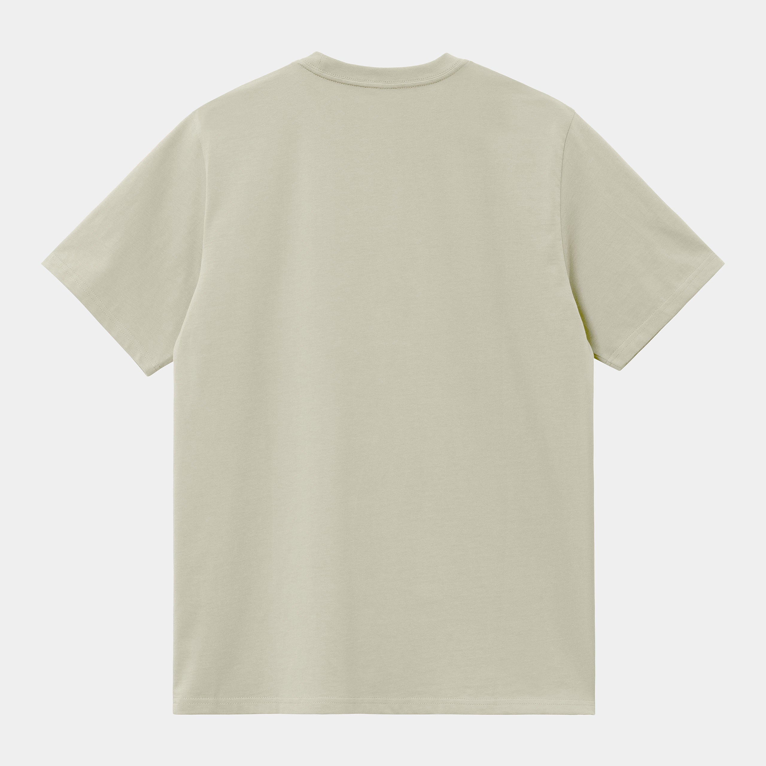 Men's Short Sleeve Madison T-Shirt-Beryl / White-Back View