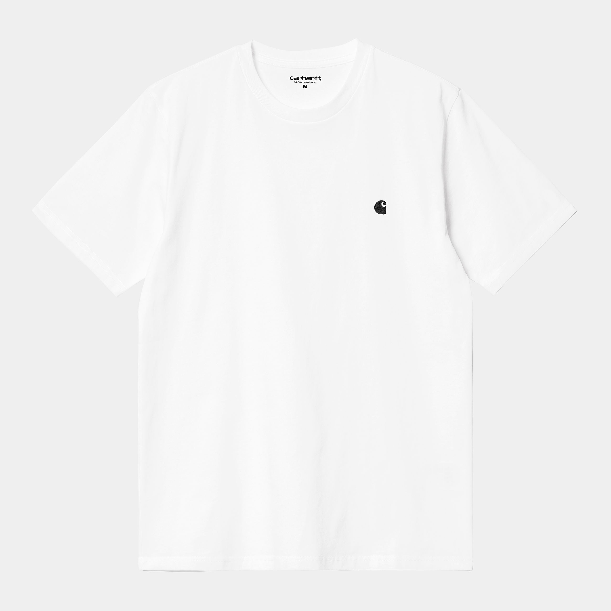 Carhartt WIP Short Sleeve Madison T-Shirt-White / Black White / Black back view