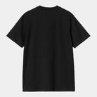 Carhartt WIP Short Sleeve Move On Up T-Shirt-Black / White Black / White model front view