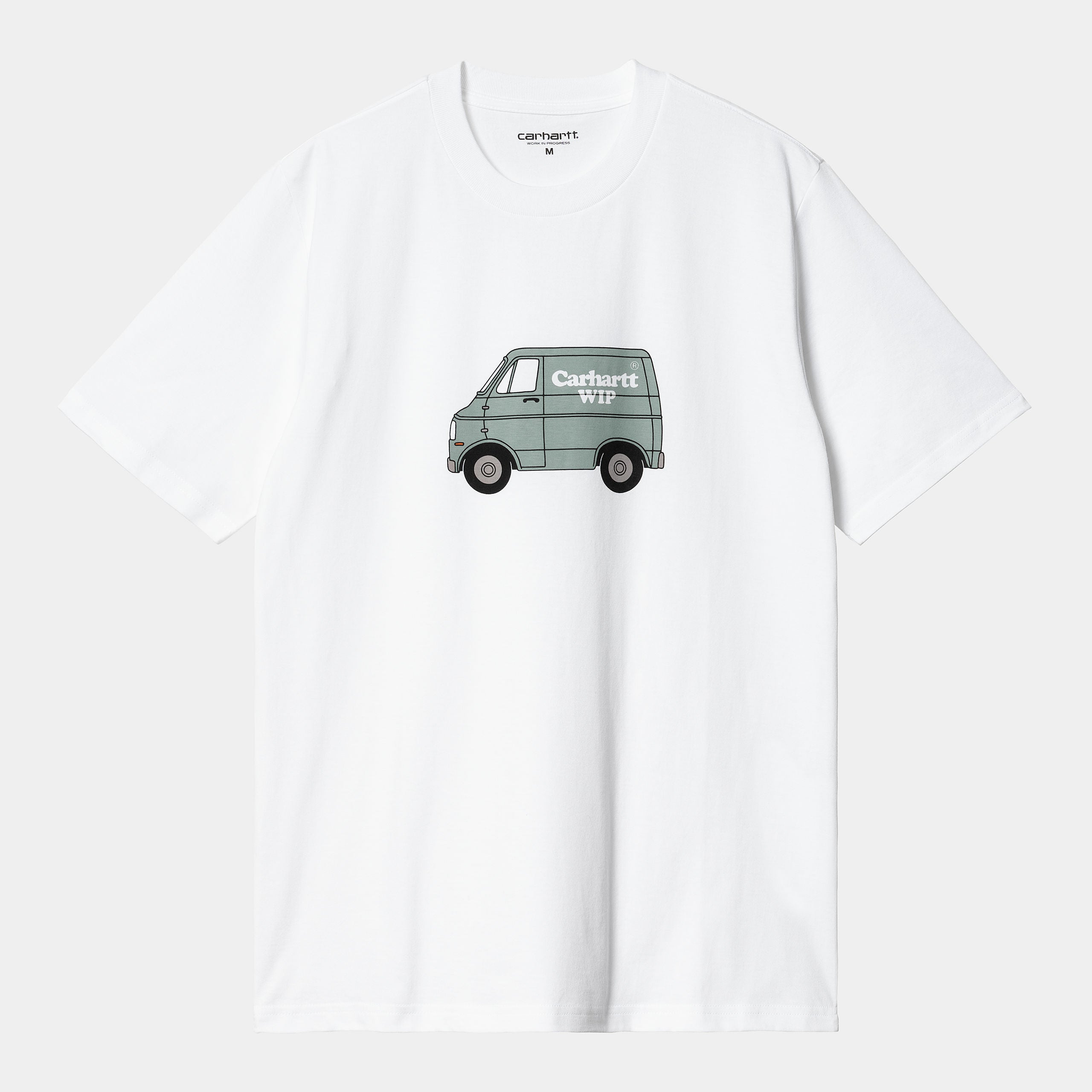 Men's Short Sleeve Mystery Machine T-Shirt-White-Front View