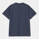 Carhartt WIP Short Sleeve Pocket Heart T-Shirt-Blue Blue side view