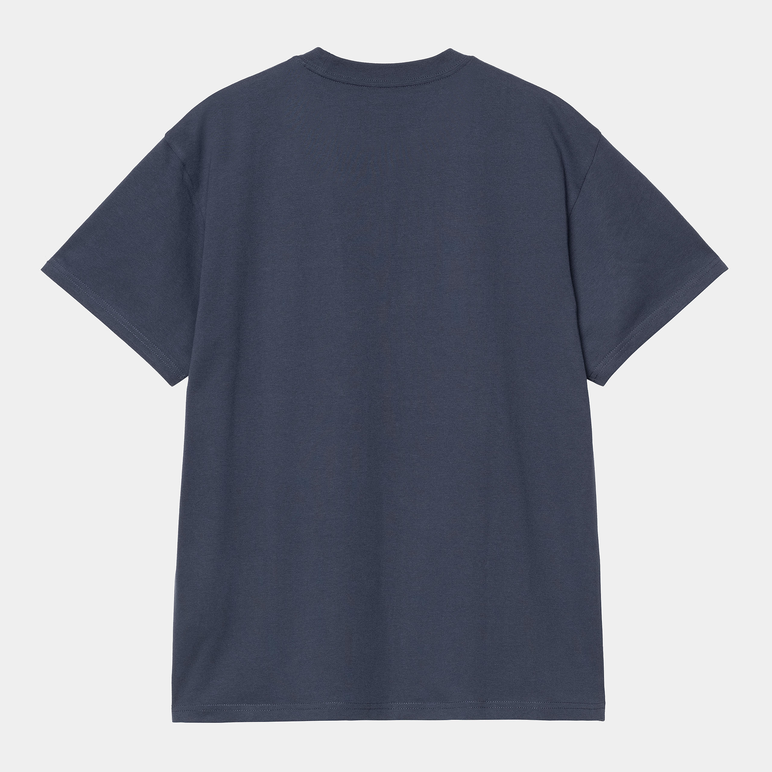 Carhartt WIP Short Sleeve Pocket Heart T-Shirt-Blue Blue side view