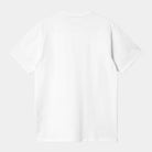 Carhartt WIP Short Sleeve Pocket Heart T-Shirt-White / Black White / Black model front view