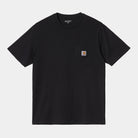 Carhartt WIP Short Sleeve Pocket T-Shirt-Black Black detail view