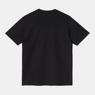 Carhartt WIP Short Sleeve Pocket T-Shirt-Black Black back view