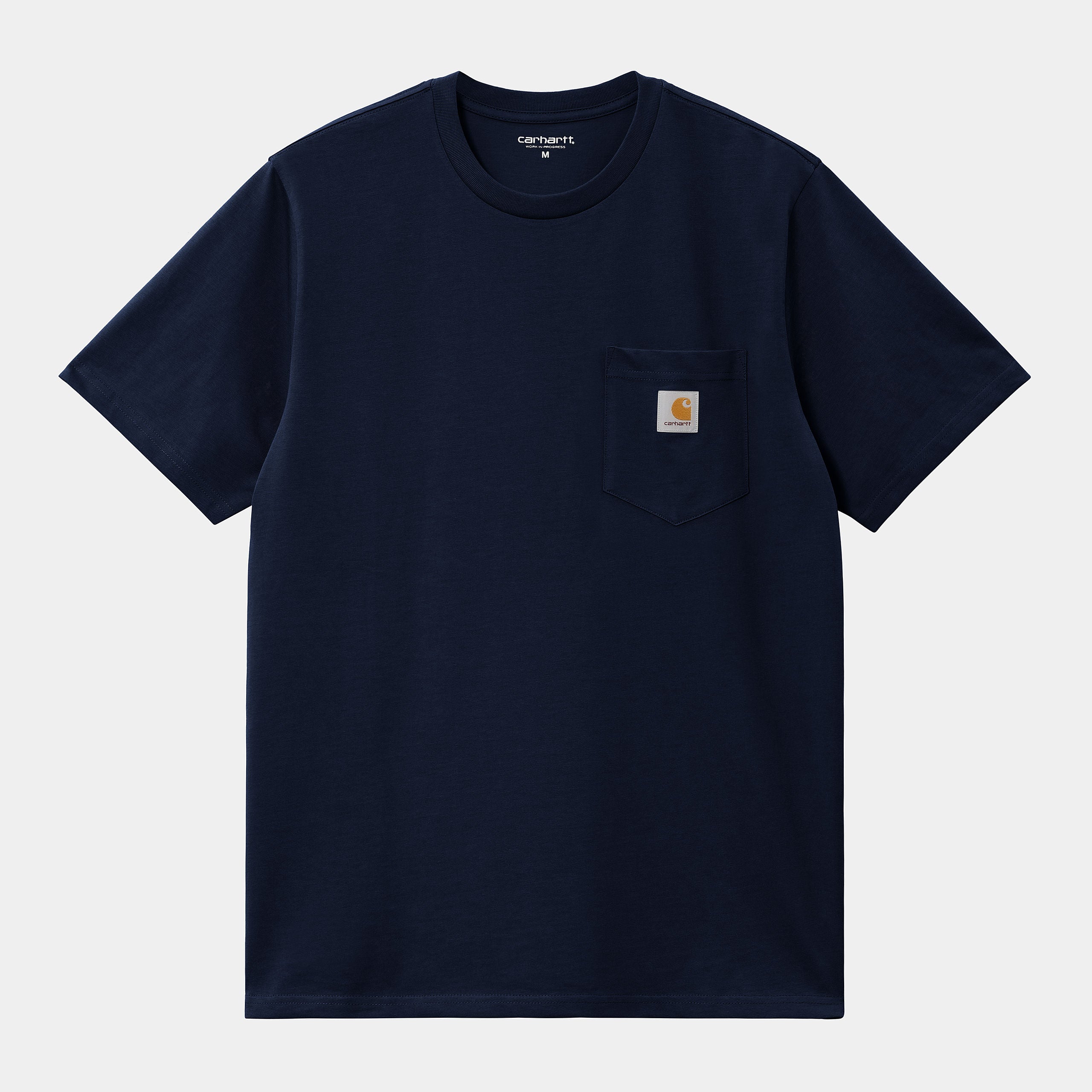 Men's Short Sleeve Pocket T-Shirt-Dark Navy-Front View