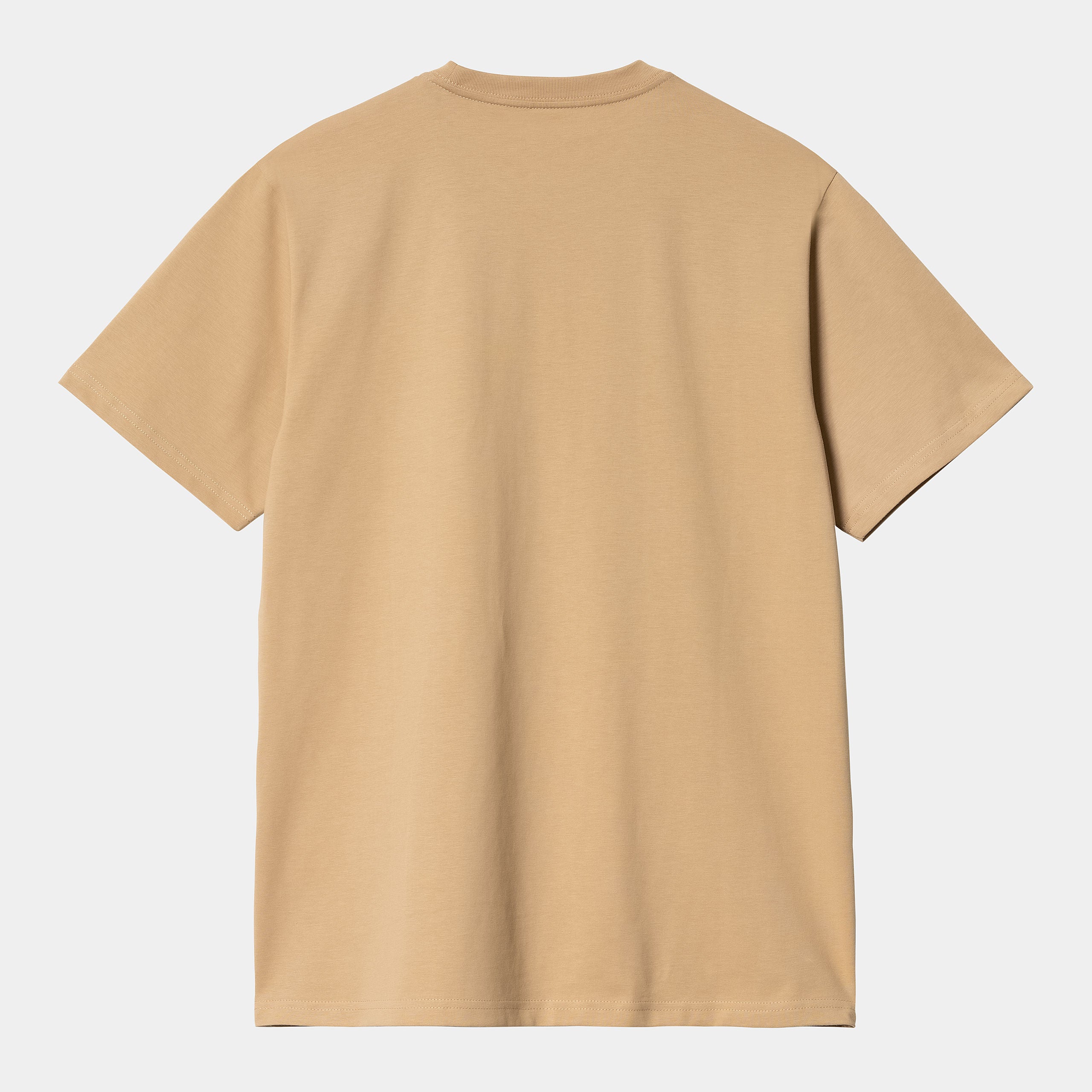Men's Short Sleeve Pocket T-Shirt-Dusty H Brown-Back View