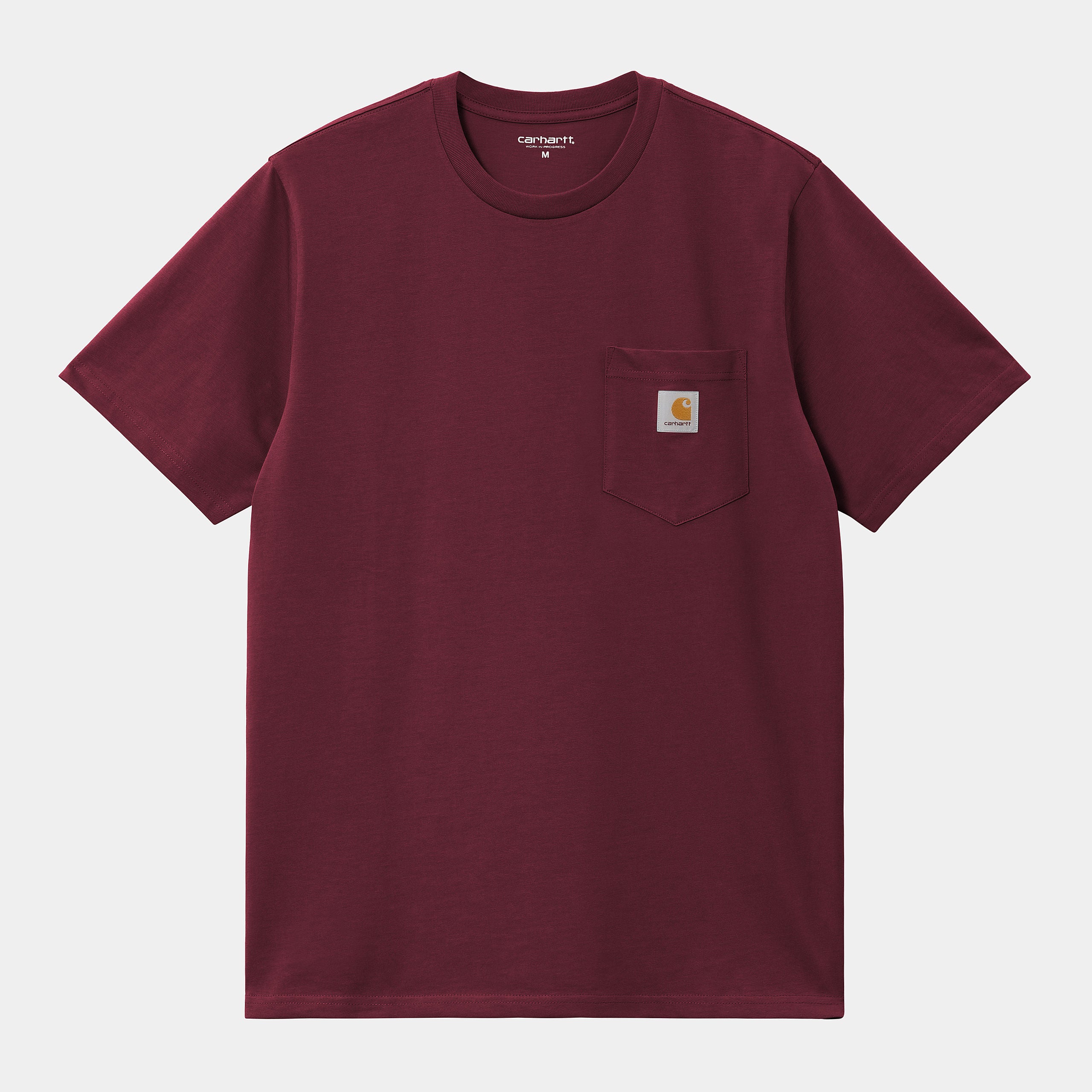 Men's Short Sleeve Pocket T-Shirt-Malbec-Front View