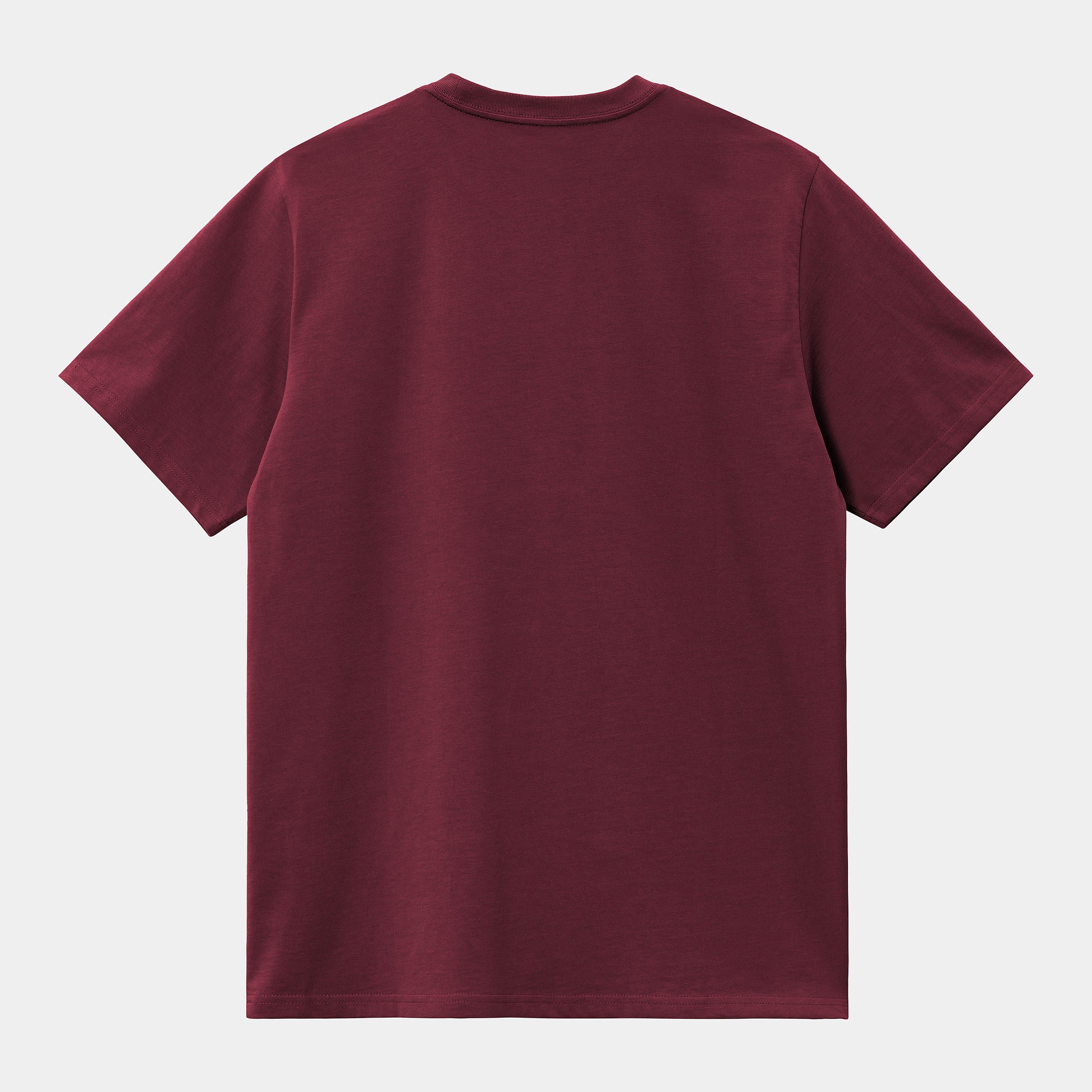 Men's Short Sleeve Pocket T-Shirt-Malbec-Back View