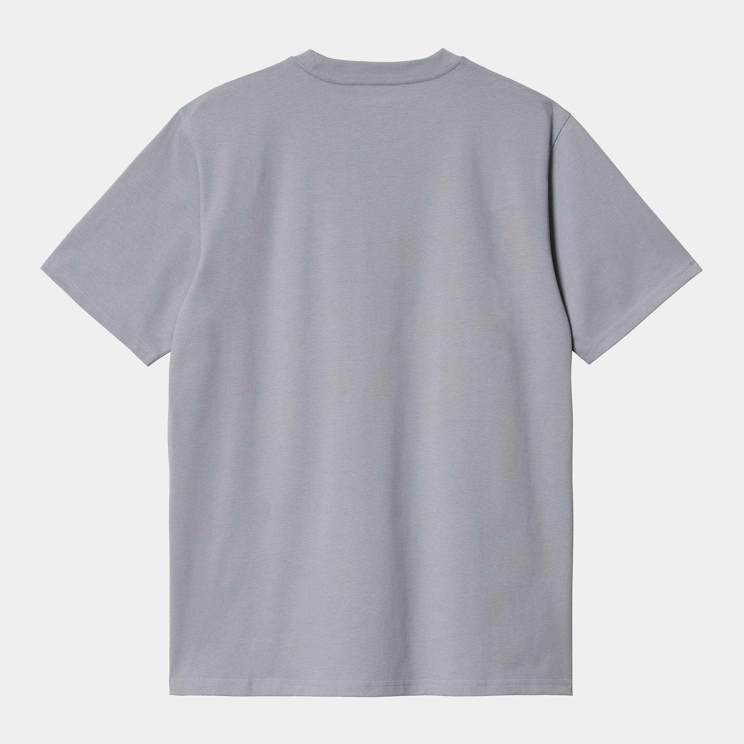 Men's Shirt Sleeve Pocket T-Shirt-Mirror-Back View