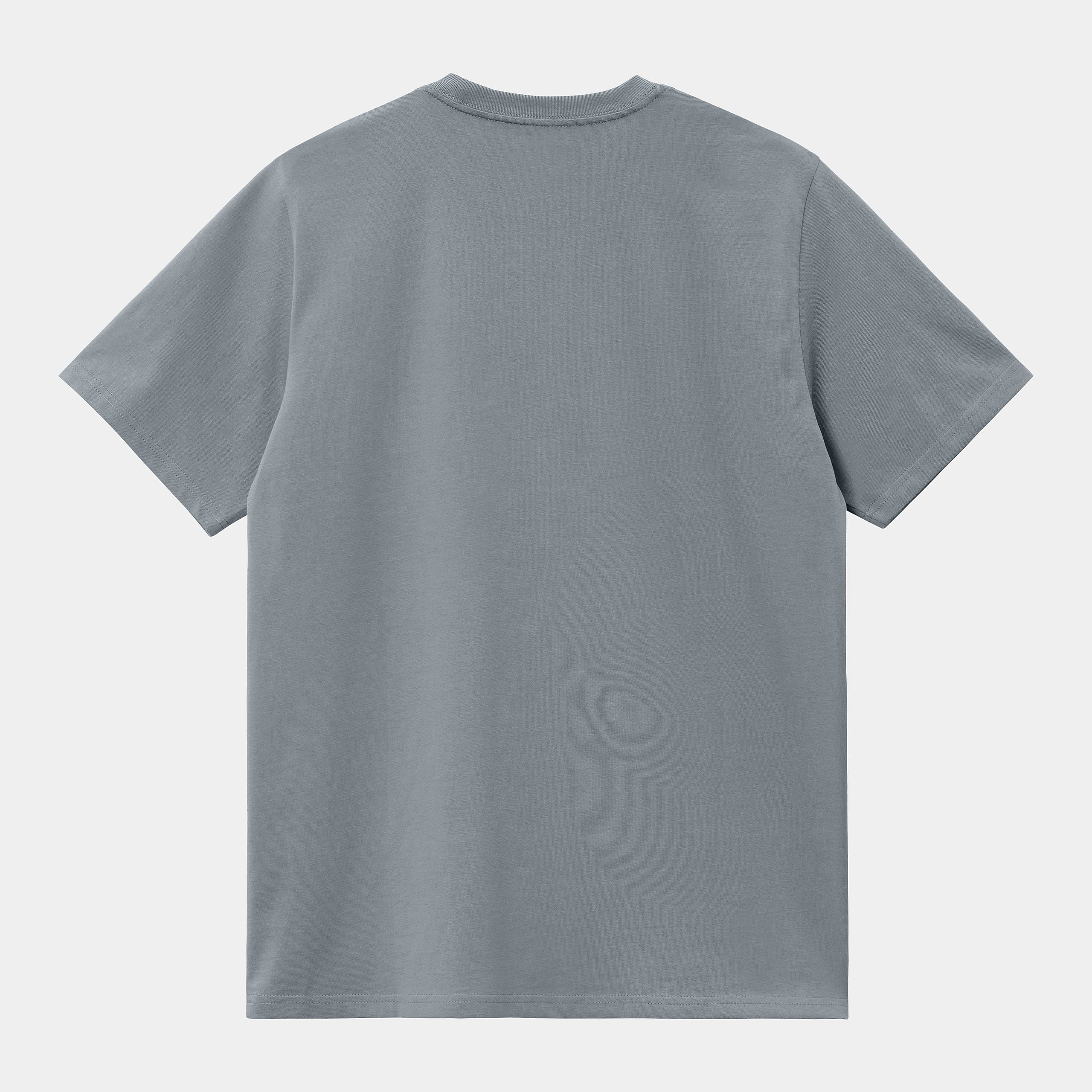 S/S Script T-Shirt-Dove Grey / Wax