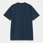 Carhartt WIP Short Sleeve Script T-Shirt-Ink / Air Yellow Ink / Air Yellow model front view