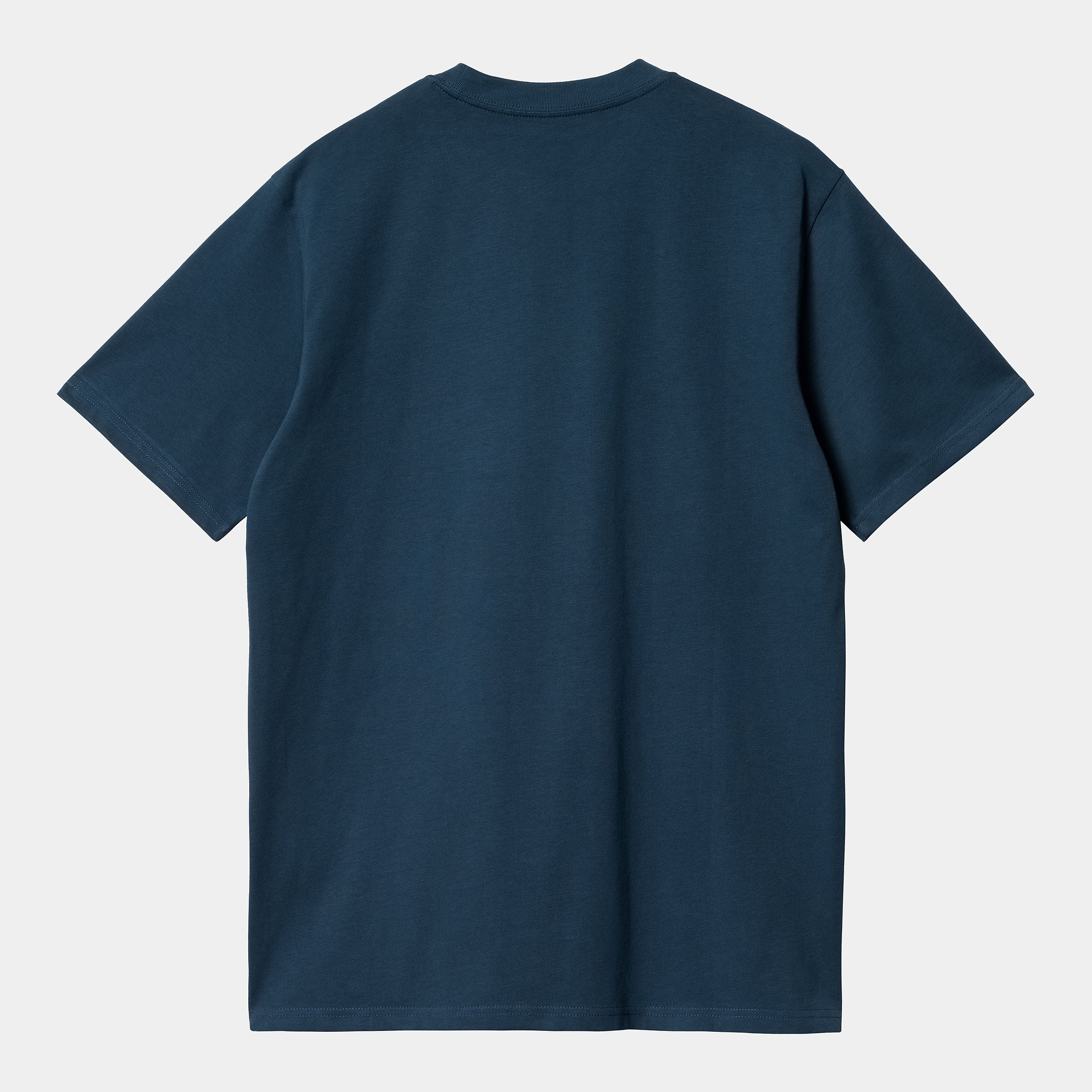 Men's Shirt Sleeve Script T-Shirt-Squid / Salt-Back View