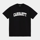 Carhartt WIP Short Sleeve University T-Shirt-Black / White Black / White detail view