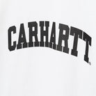 Carhartt WIP Short Sleeve University T-Shirt-White / Black White / Black side view