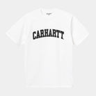 Carhartt WIP Short Sleeve University T-Shirt-White / Black White / Black detail view